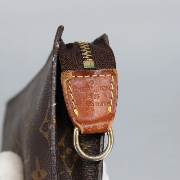 LOUIS VUITTON Monogram Bucket PM Accessory Pouch LV Auth 100294 - Picture 9 of 16